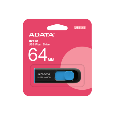 ADATA UV128 USB FLASH DRIVE 64G USB 3.2