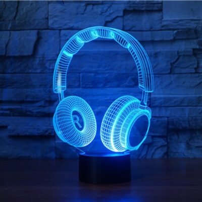 3D LED LIGHT HEADPHONE – WITH REMOTE