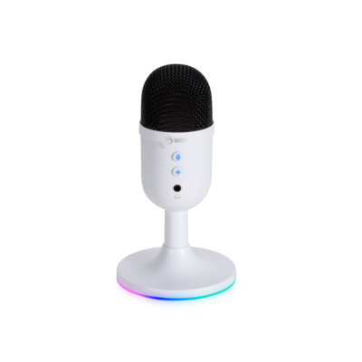 MARVO MIC-06 RGB MICROPHONE – WHITE