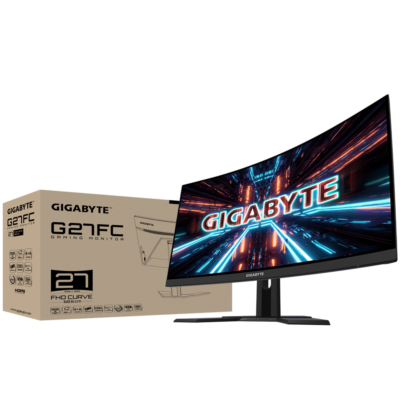 GIGABYTE G27FCA 27″ VA FHD 165HZ 1MS CURVED GAMING MONITOR