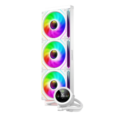 GAMEMAX ICEBURG DIGITAL 360MM ARGB – WHITE