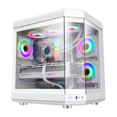 GAMEMAX HYPE WH MID-TOWER ATX PC CASE