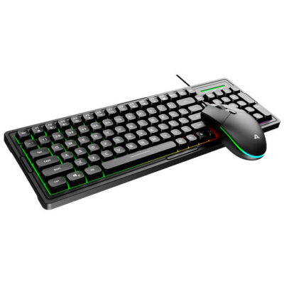 SOREX KM2000 BACKLIGHT MOUSE KEYBOARD SET – BLACK