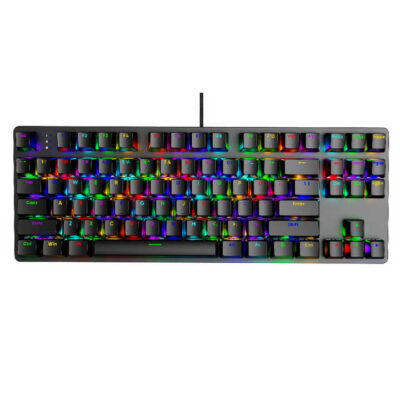 SOREX AK87 RGB MECHANICAL BLACK KEYBOARD – RED SWITCH
