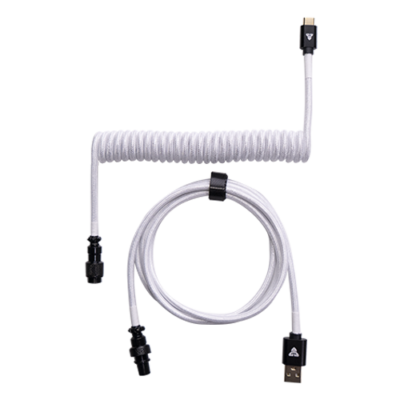 Fantech AC701 Coiled Cable – Pearl White