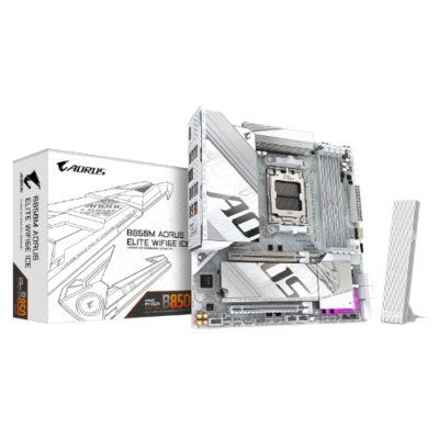GIGABYTE B850M AORUS ELITE WIFI6E ICE M-ATX DDR5 AM5 2.5GB