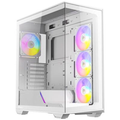 ANTEC C3 ARGB MID-TOWER ATX 4x ARGB FANS TYPE-C CASE – WHITE