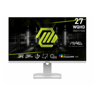 MSI G274QRFW 27″ 180Hz WQHD IPS Gaming Monitor – White