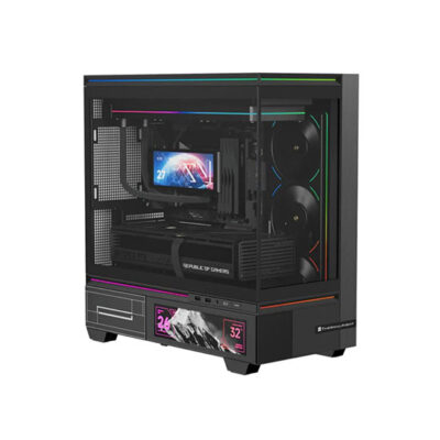 THERMALRIGHT M10 VISION ARGB M-ATX CASE – BLACK