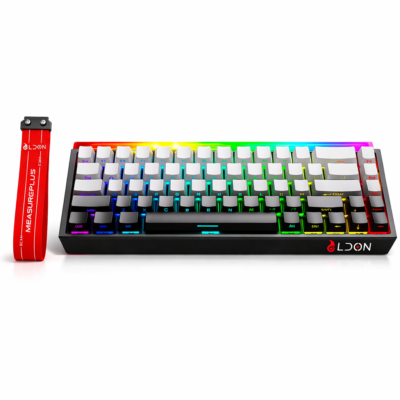 LDON Mide68 Pro Hall Effect Mechanical Keyboard – 65% Wired, 8K Polling, RGB Lightbox