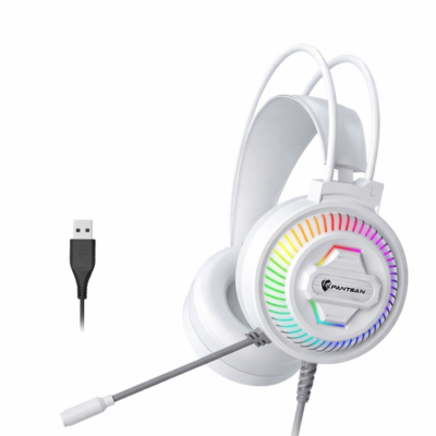 PANTSAN PSH-400 USB VIRTUAL GAMING HEADSET – WHITE