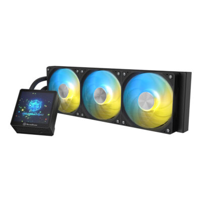 SILVER STONE FROST KNIGHT 360 ELITE LCD MAX BLACK