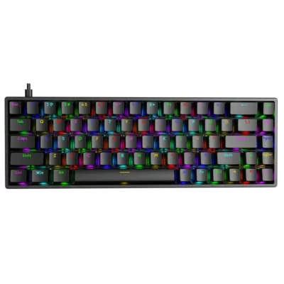 SOREX AK68 RGB MECHANICAL BLACK KEYBOARD – RED SWITCH