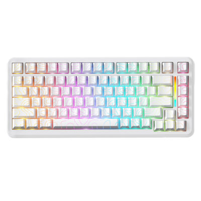 ATTACK SHARK X82PRO HE Wireless Rapid Trigger Gaming Keyboard Magnetic Switch – WHITE