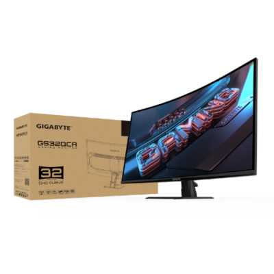 GIGABYTE GS32QCA SS VA 1MS 2K QHD 180Hz CURVED MONITOR
