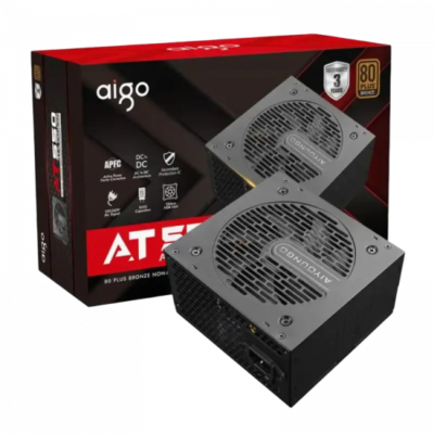 AIGO AT550 550W 80+ BRONZE POWER SUPPLY BLACK