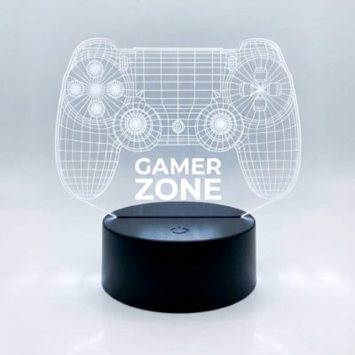 Creative 3D Visualization RGB lamp