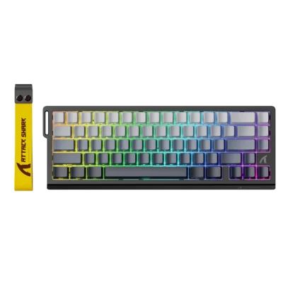 ATTACK SHARK X68 HE Rapid Trigger Keyboard Magnetic Switch MOONLIT NIGHT