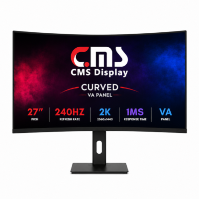 CMS CM27G7 27″ 240HZ 2K 1MS CURVED GAMING MONITOR