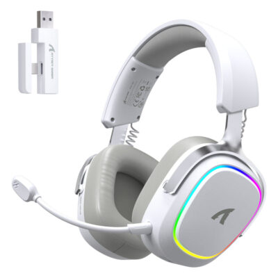 ATTACK SHARK G800 Wireless Gaming Headset – WH