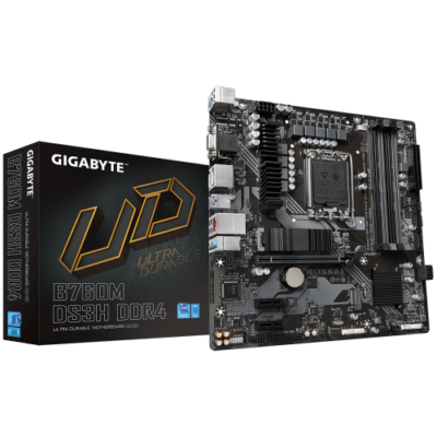 Gigabyte B760M DS3H DDR4 LGA1700 MultiviewX4 Micro-Atx