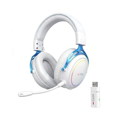 LDON R5 7.1 WIRELESS GAMING HEADSET – WHITE