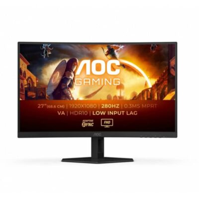 AOC C27G4ZXE 27″ 280HZ 0.3MS CURVED GAMING MONITOR